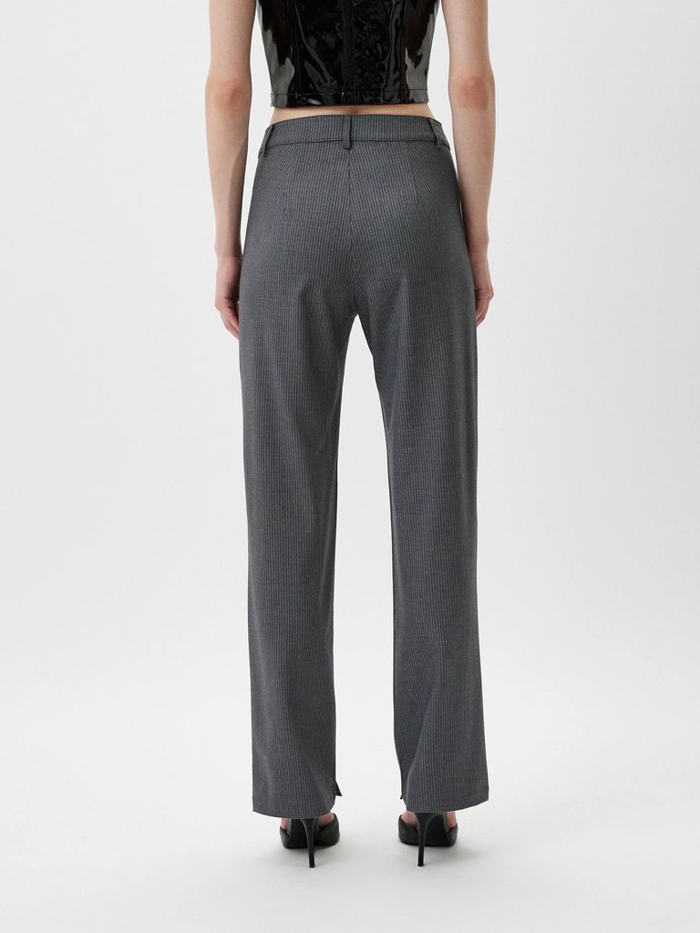 Pinstripe Chic Trousers