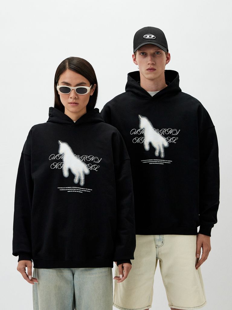 White Unicorn Hoodie