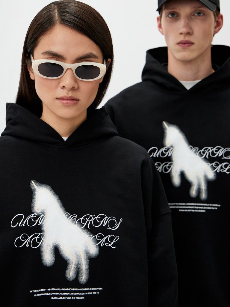 White Unicorn Hoodie
