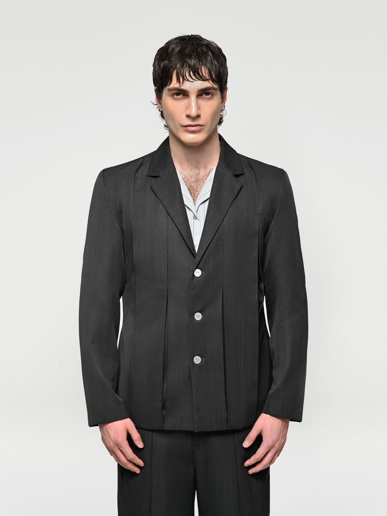 Blazer with folding