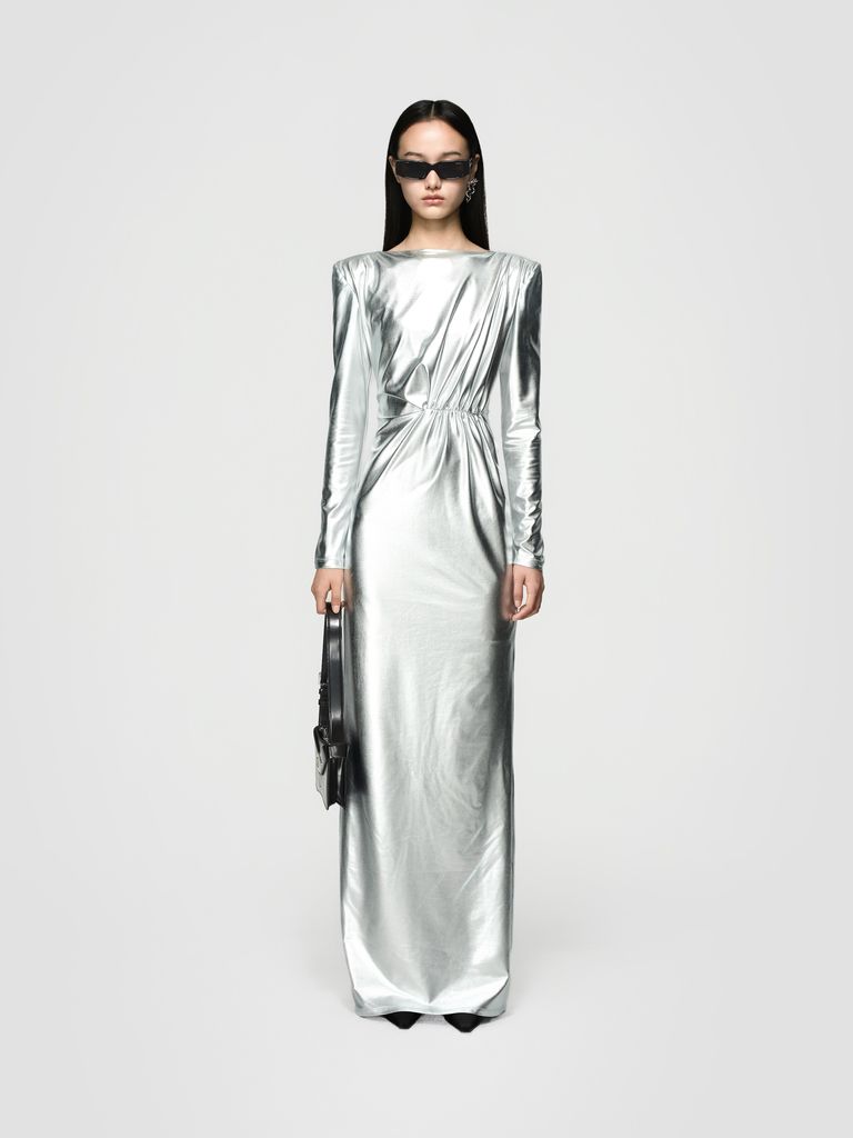 Silver Sparkling Dress