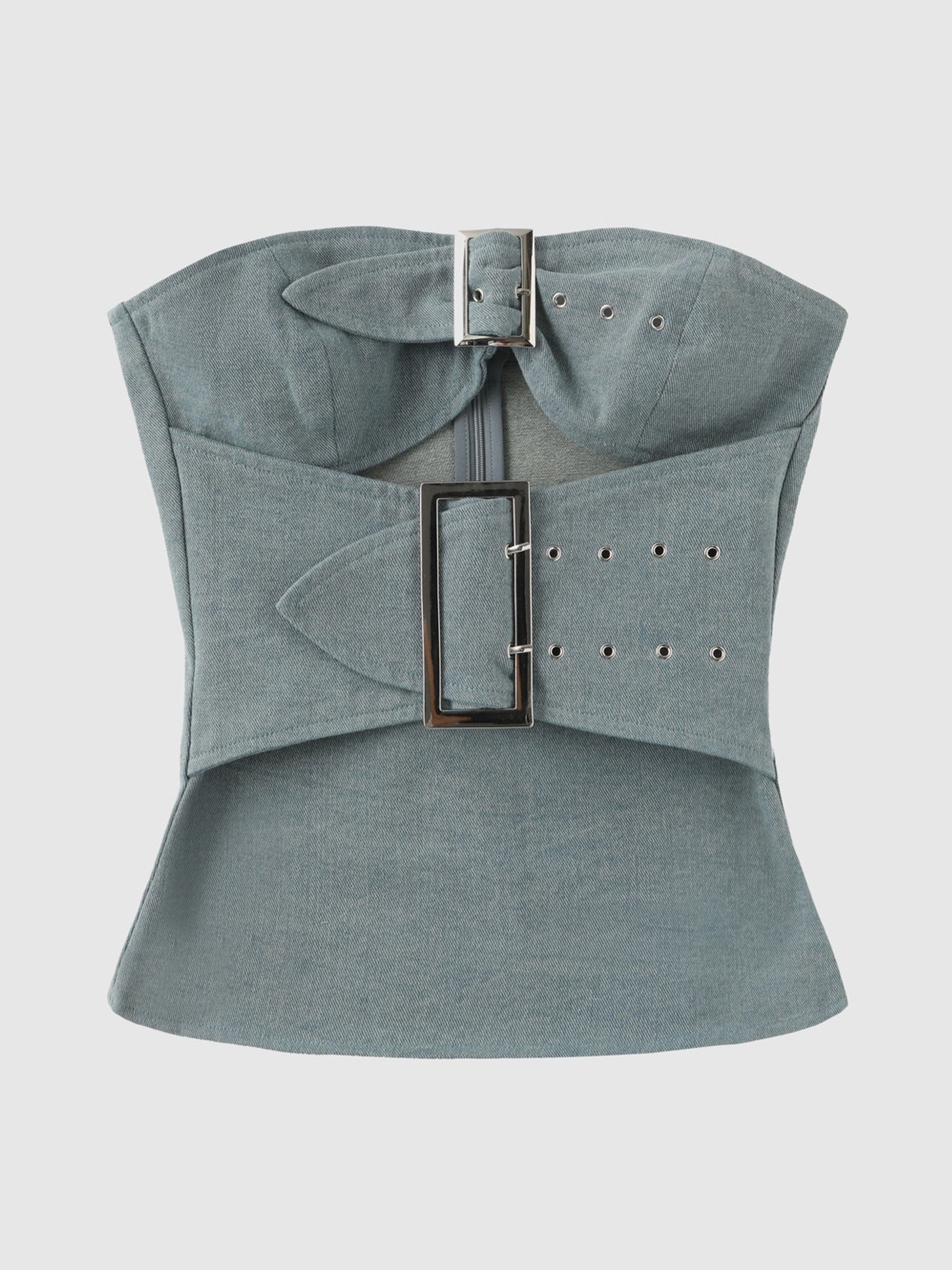 Chambers of My Blue Blue Heart Top