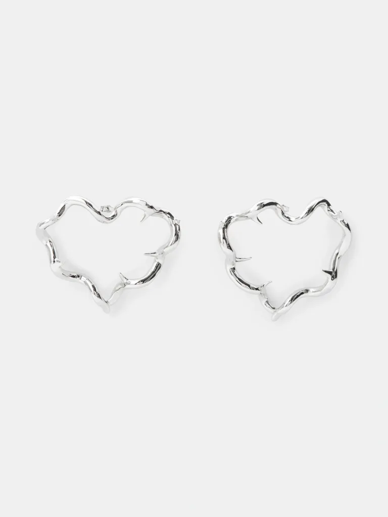 Серьги Spiky Heart